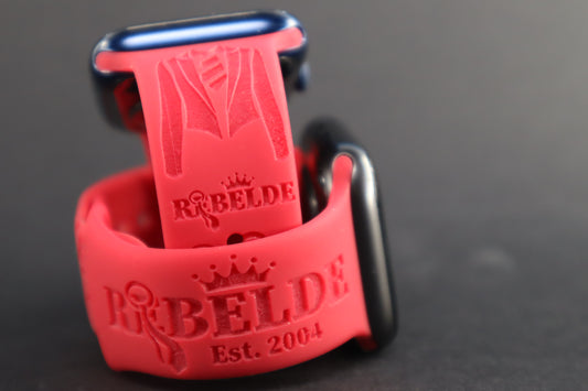 RBD | REBELDE |  Engraved silicon Apple Watch Band